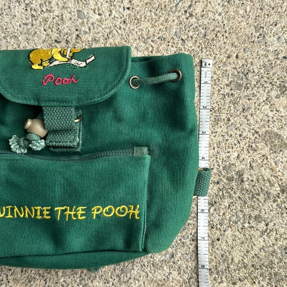 Vintage Winnie The Pooh Classic Pooh Bag / Green - Picture 6 of 6